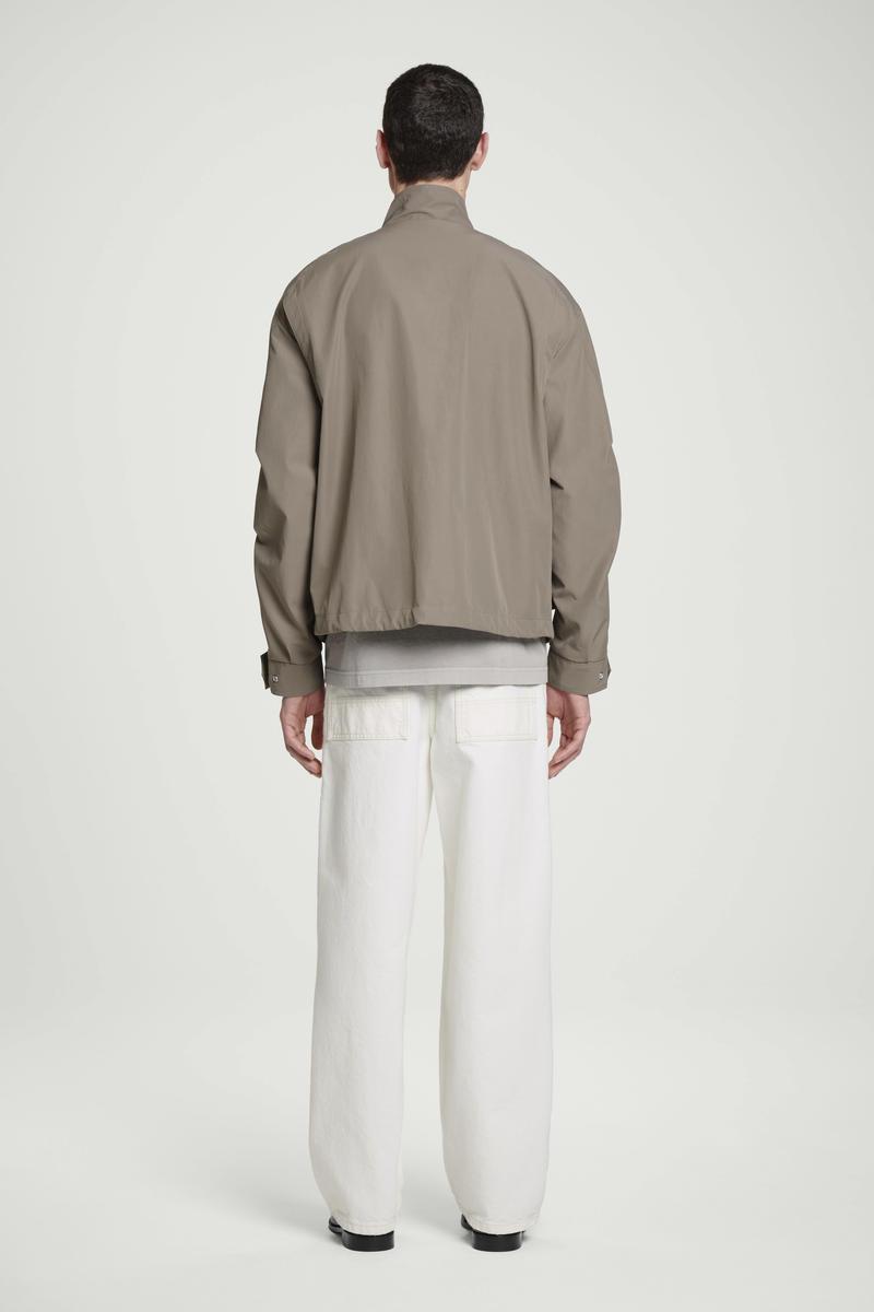 COS Twill Utility Bomber Jacket in Natural for Men | Lyst