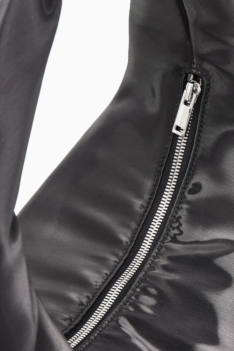 COS Mini Sling High-shine Shoulder Bag in Black | Lyst