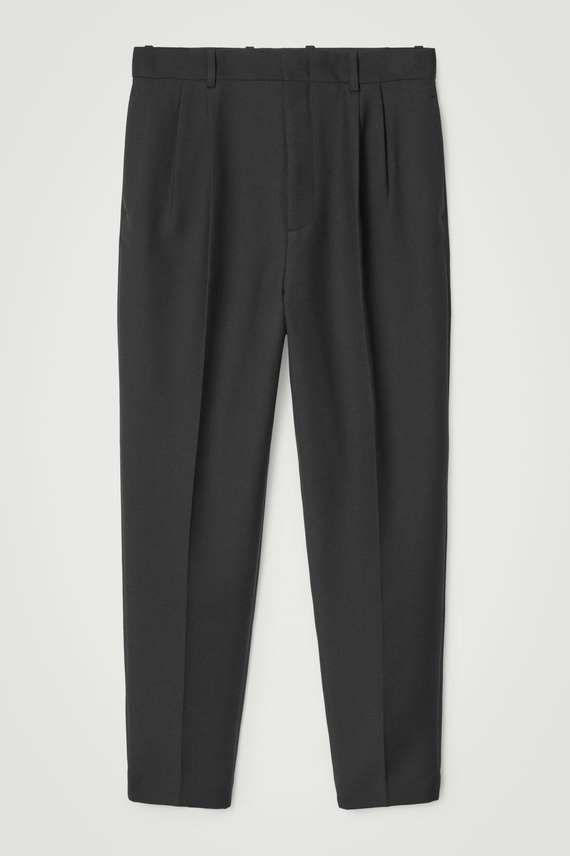 cos cigarette trousers COS Slim-fit Cigarette Pants in Gray for Men