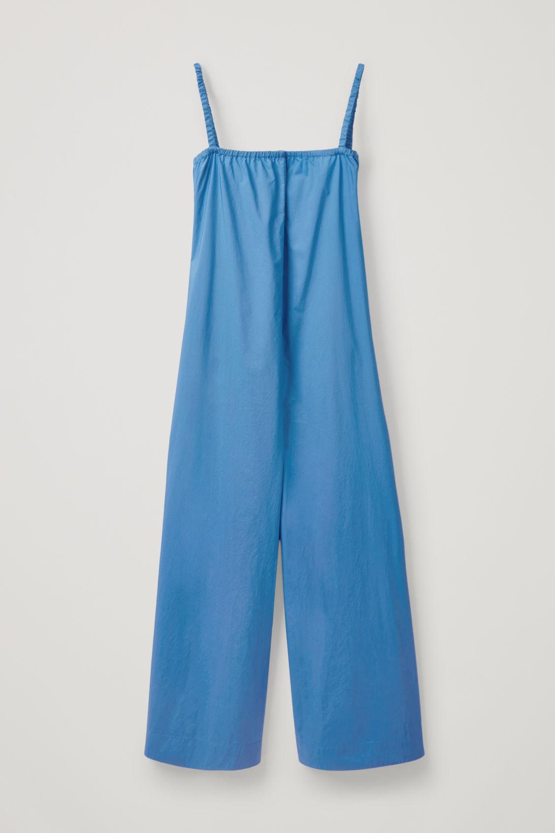 cos wide leg cotton jumpsuit