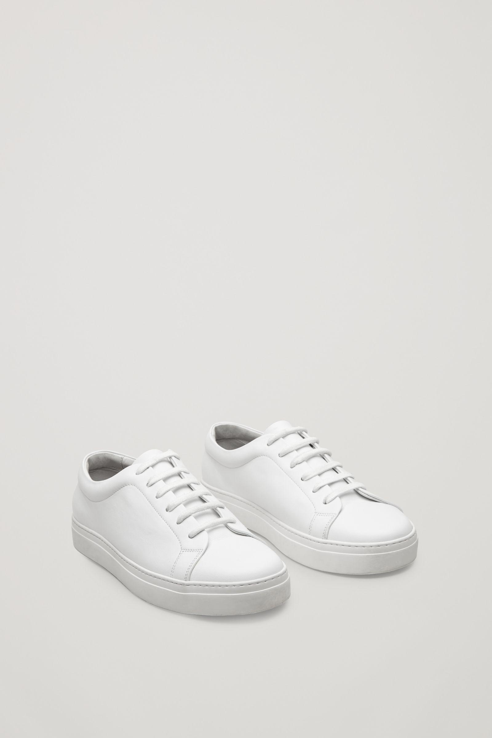 cos white sneakers
