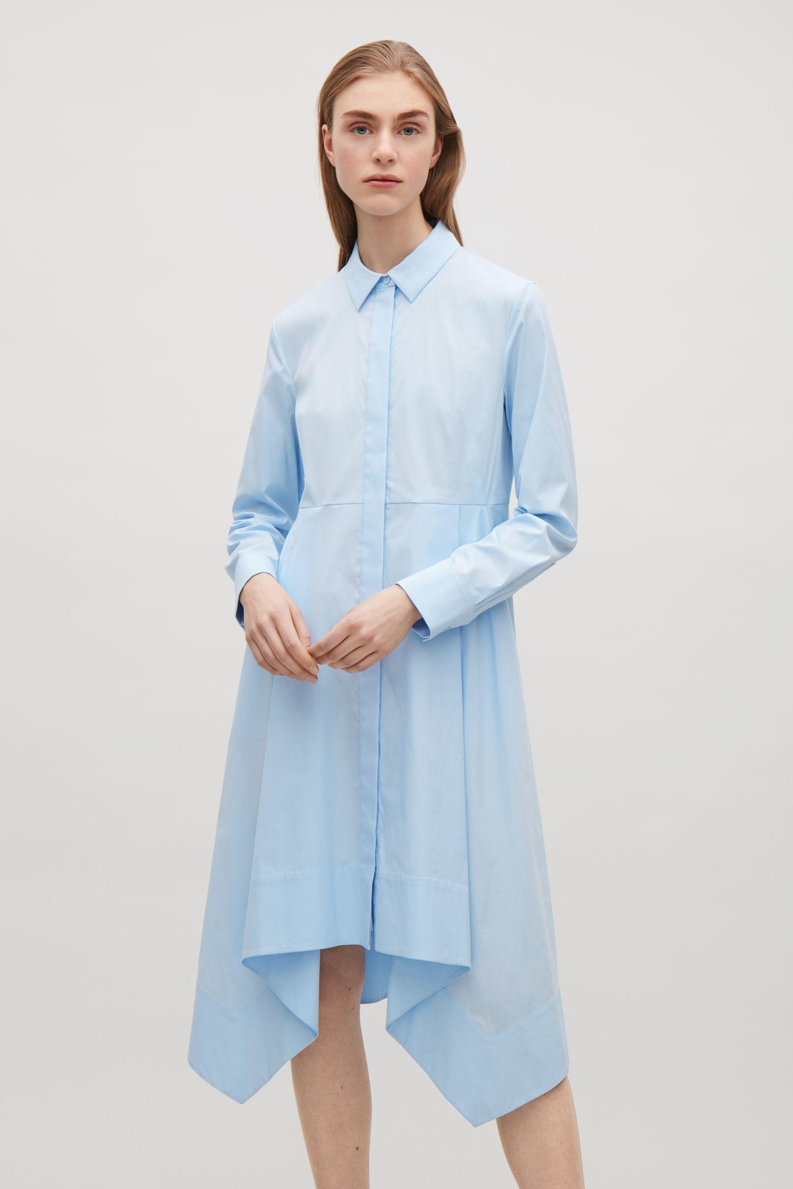 cos light blue dress Big sale - OFF 76%