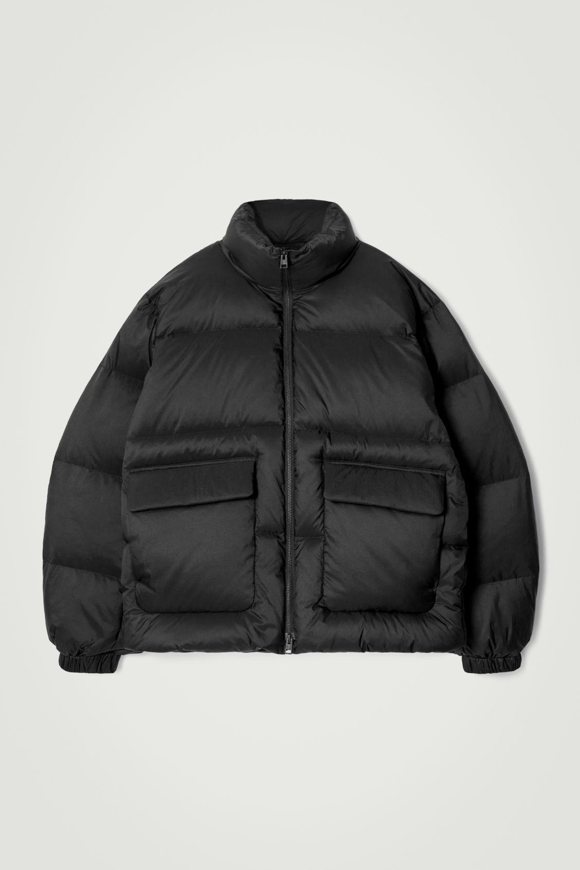 Winter Jacket Cos Puffer COS Down-filled Puffer Jacket In Black