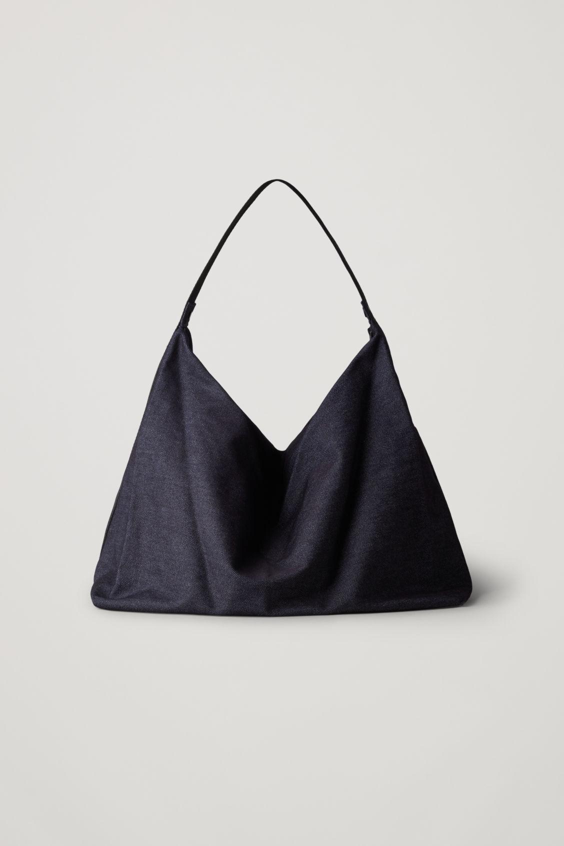large denim purse