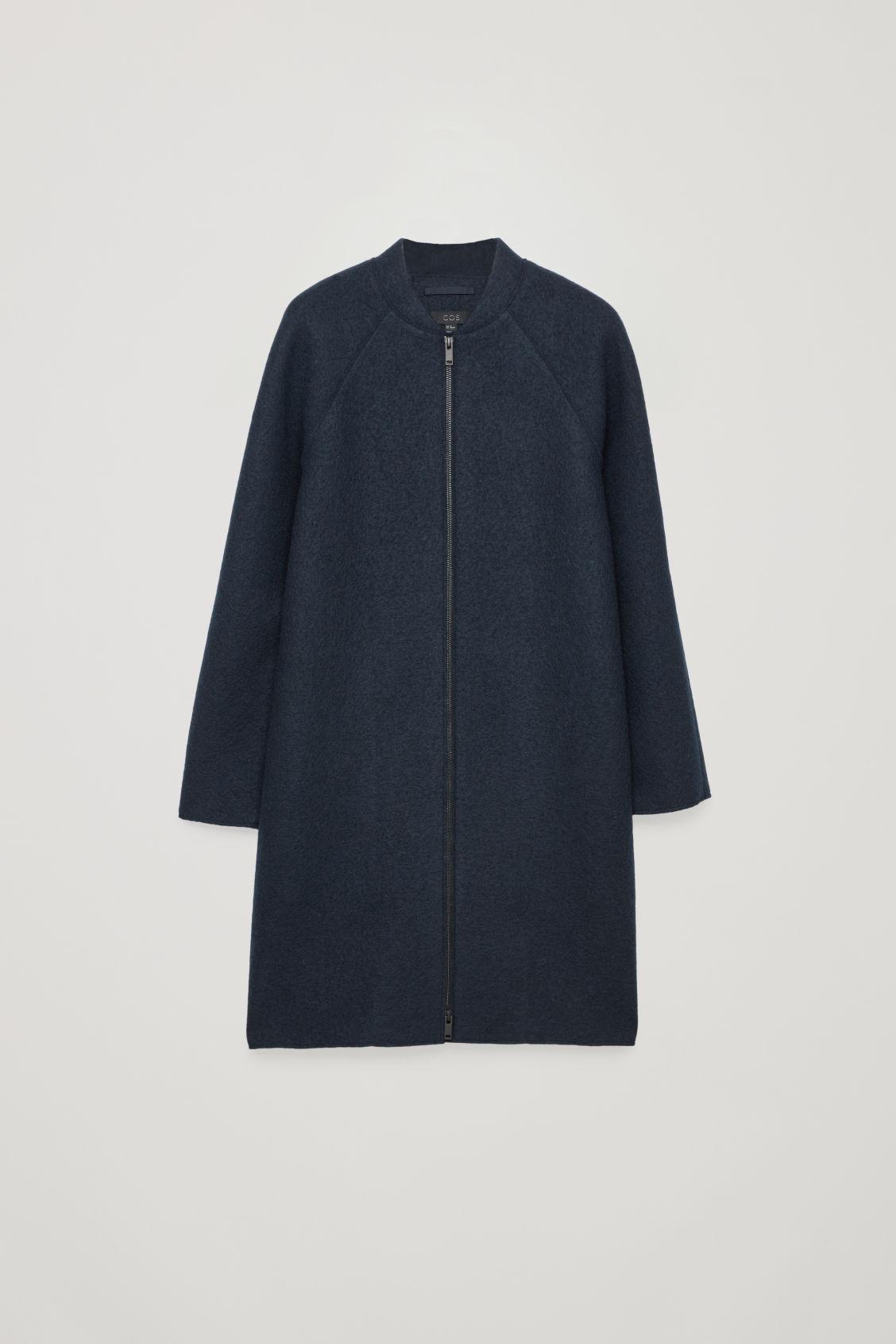 cos boiled wool jacket