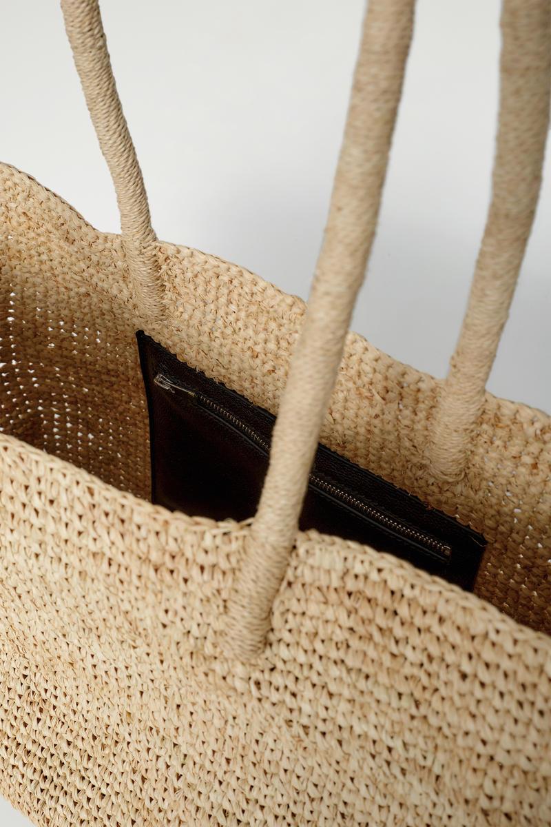 COS Hand-woven Tote Bag - Raffia in Natural | Lyst