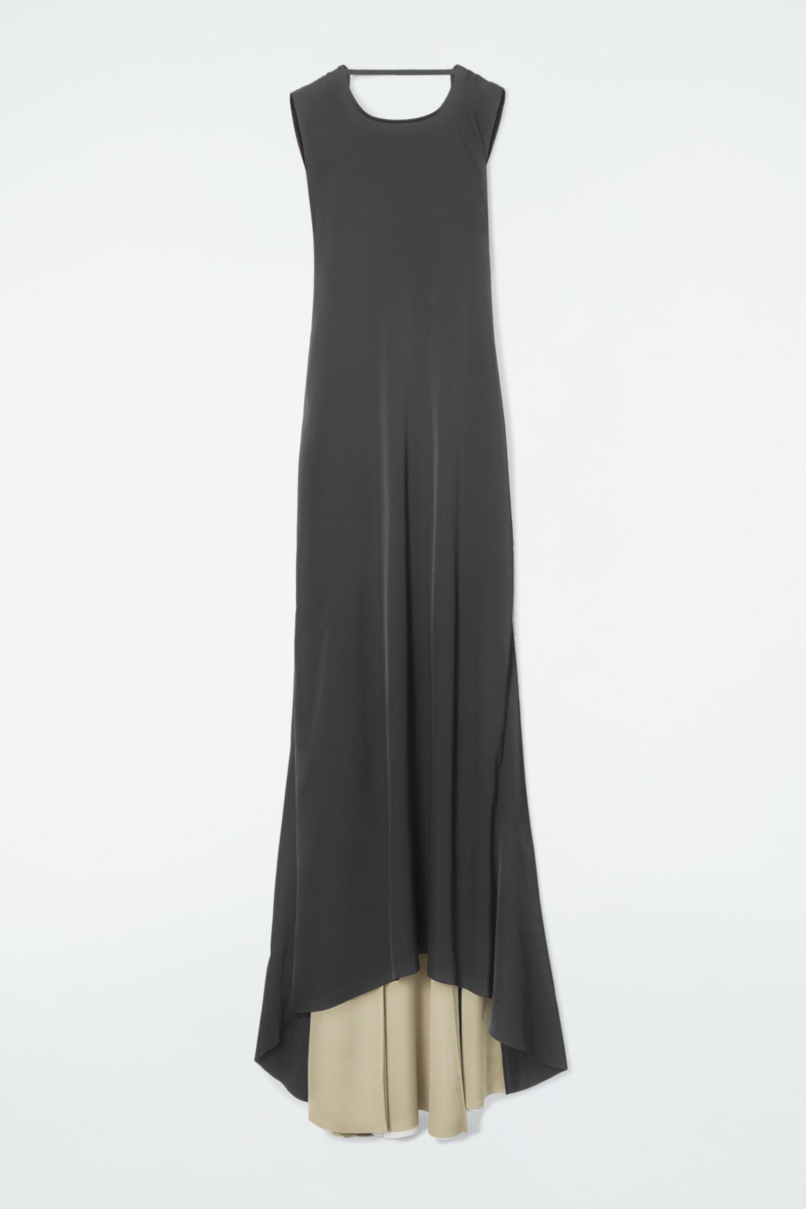 cos layered open back dress COS Layered Open-Back Dress