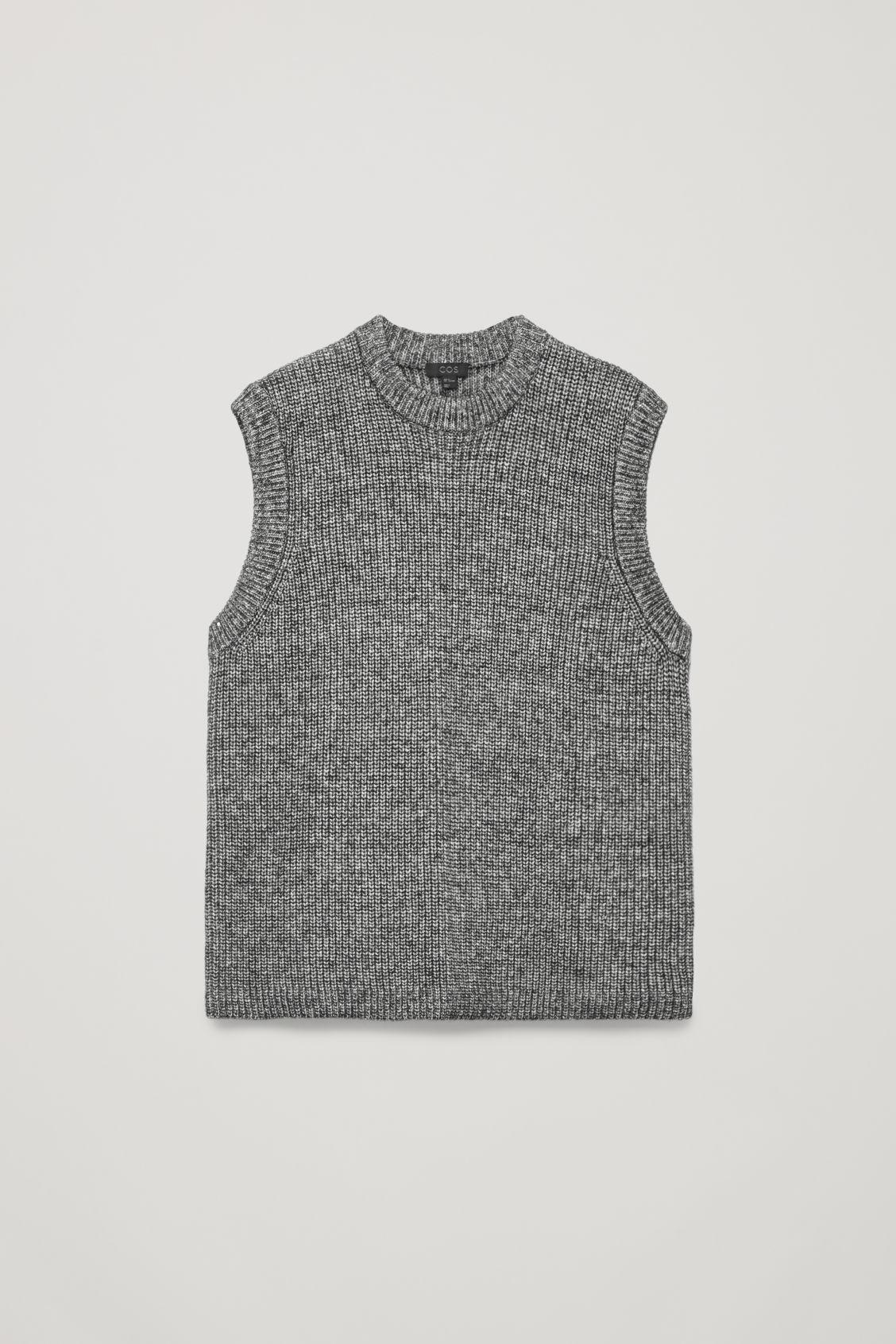 knitted vest cos