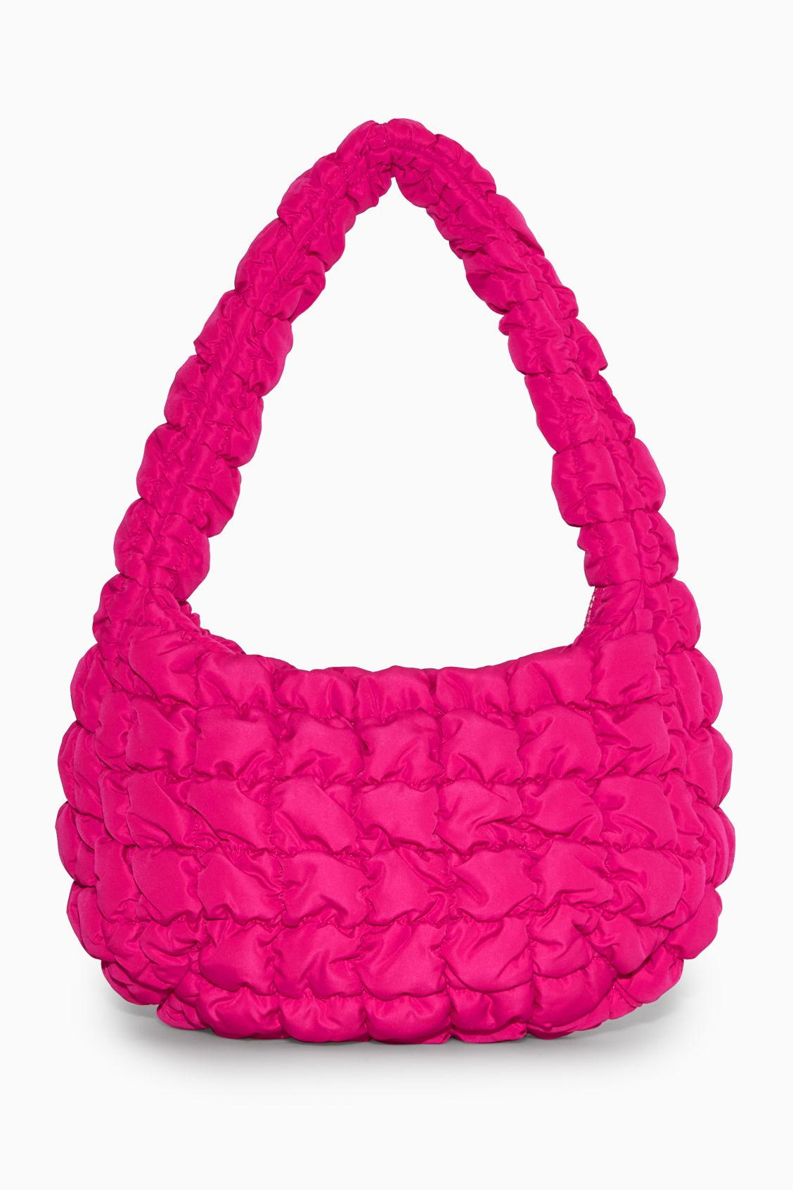 COS Quilted Mini Bag in Pink | Lyst