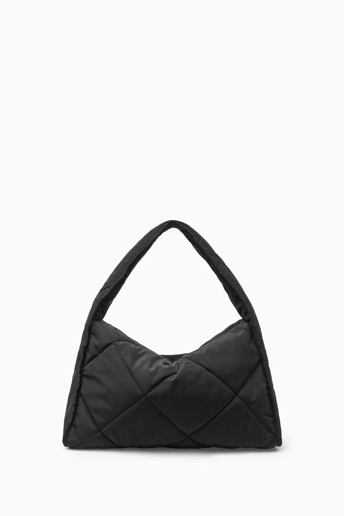 【コス】COS Diamond Quilted Oversized Shoulder Bag ★Black★ OVERSIZED DIAMOND-QUILTED BAG - BLACK | COS