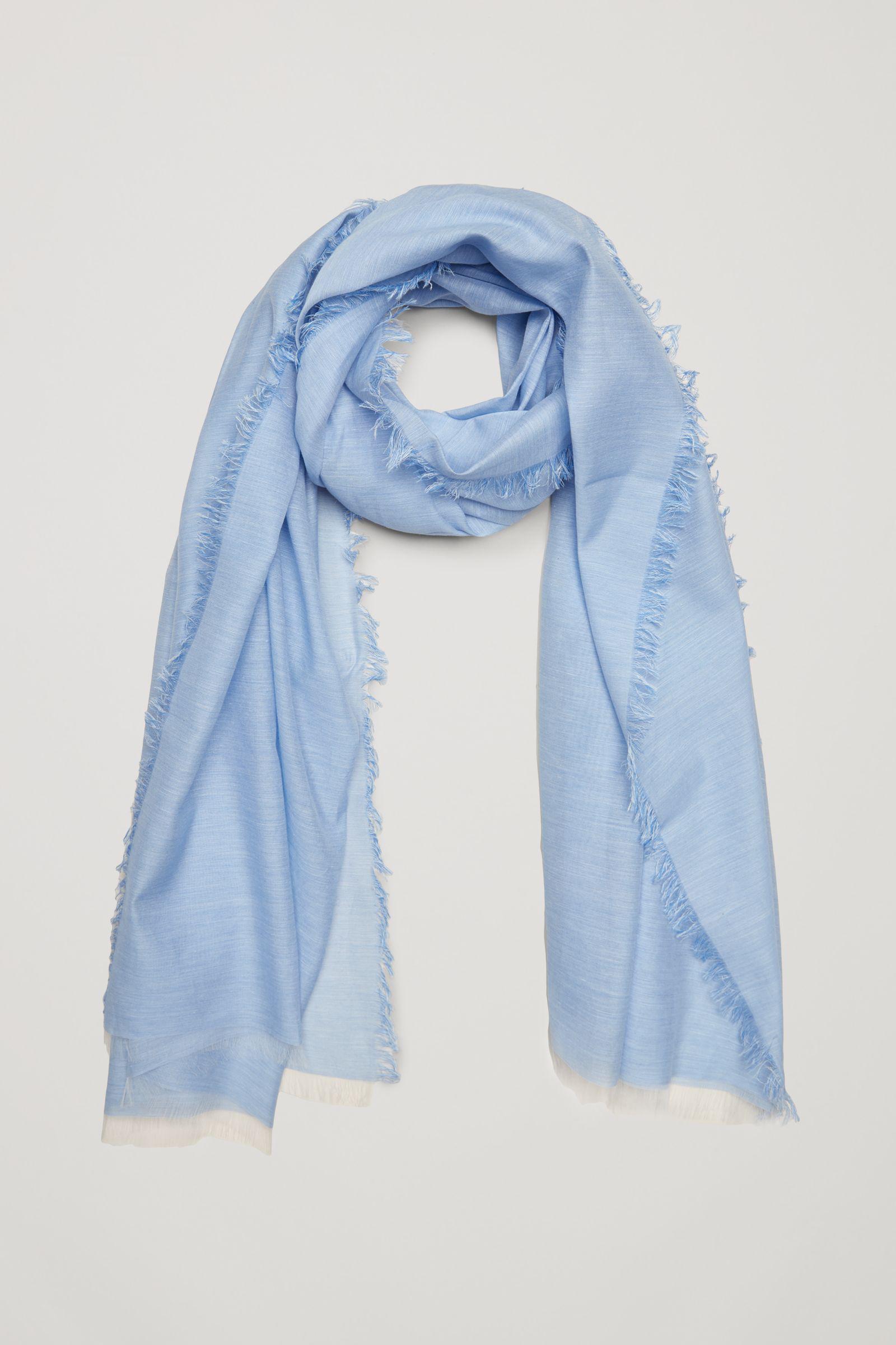 cotton silk scarf