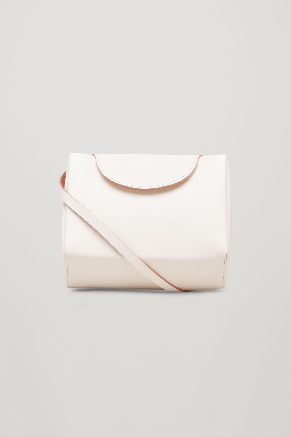 structured leather bag