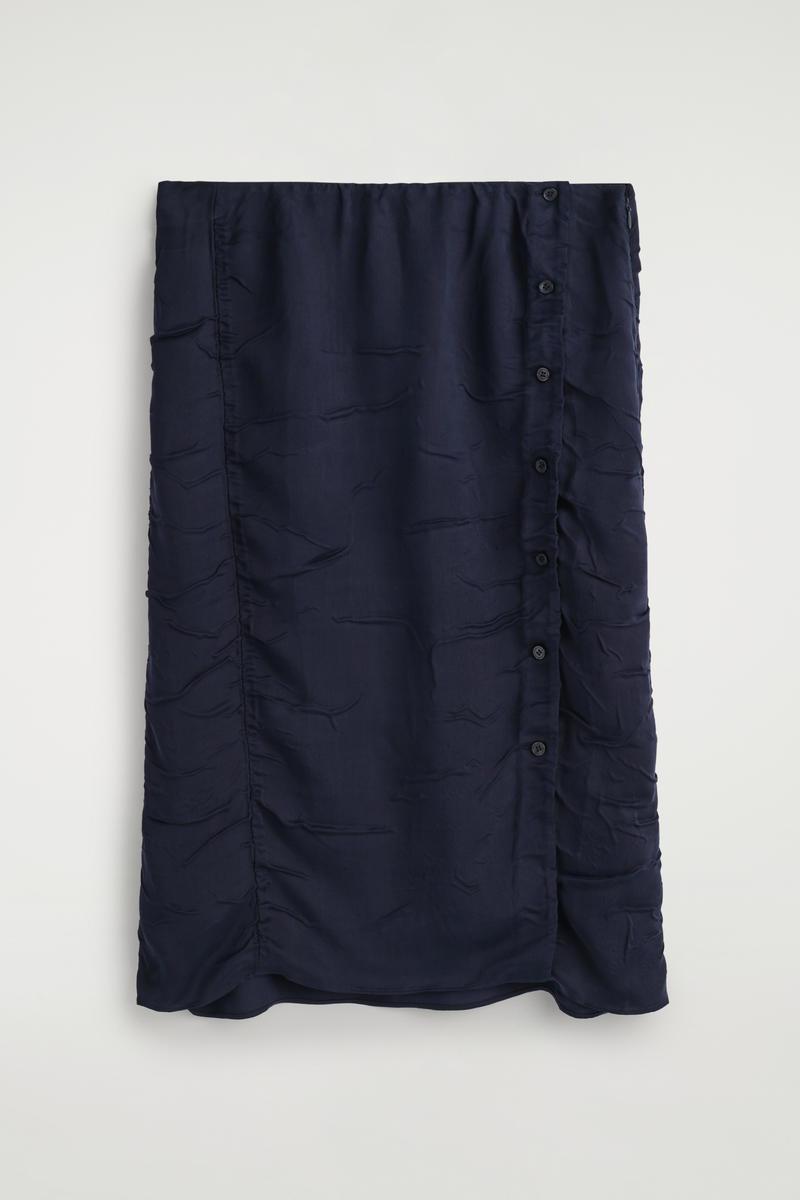 Jupe midi en laine et alpaga Blanc - Jupes Femme | Moncler FR