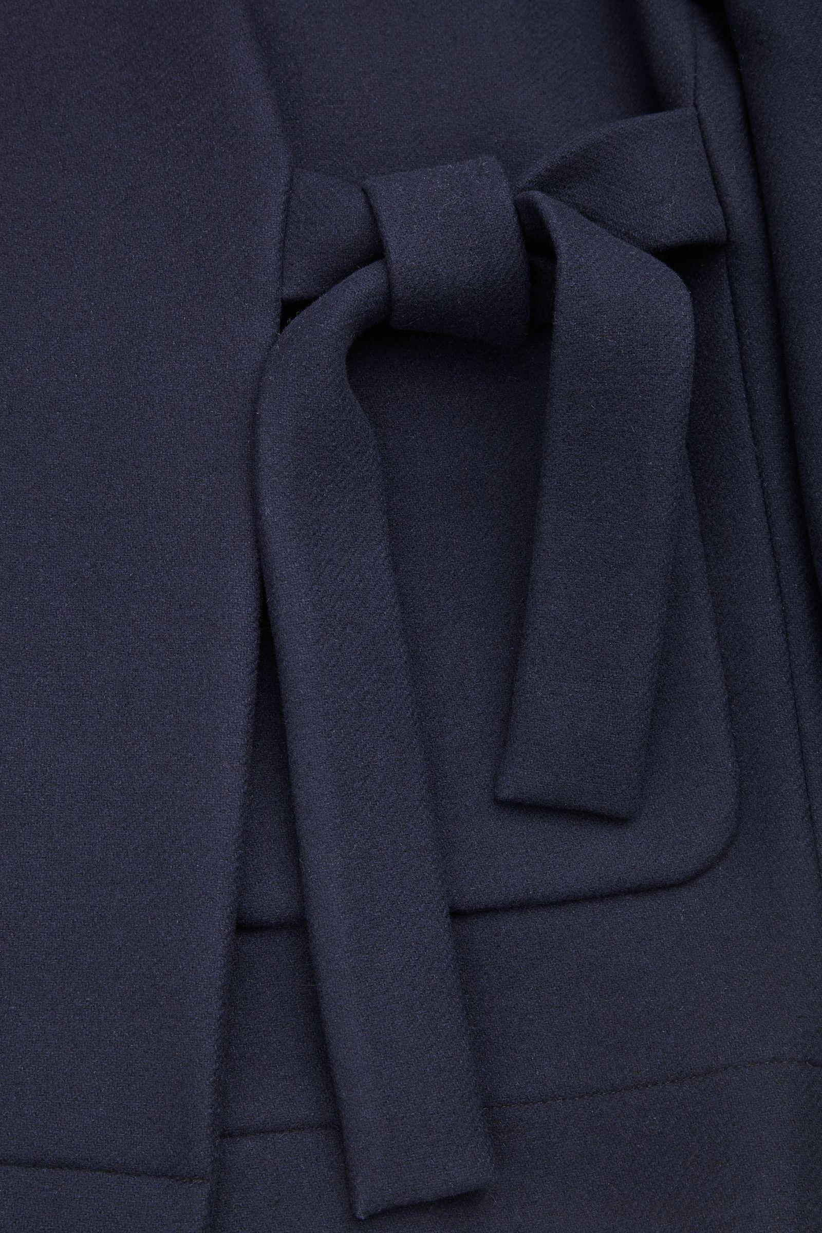 COS Kimono Coat With Side Tie in Blue | Lyst