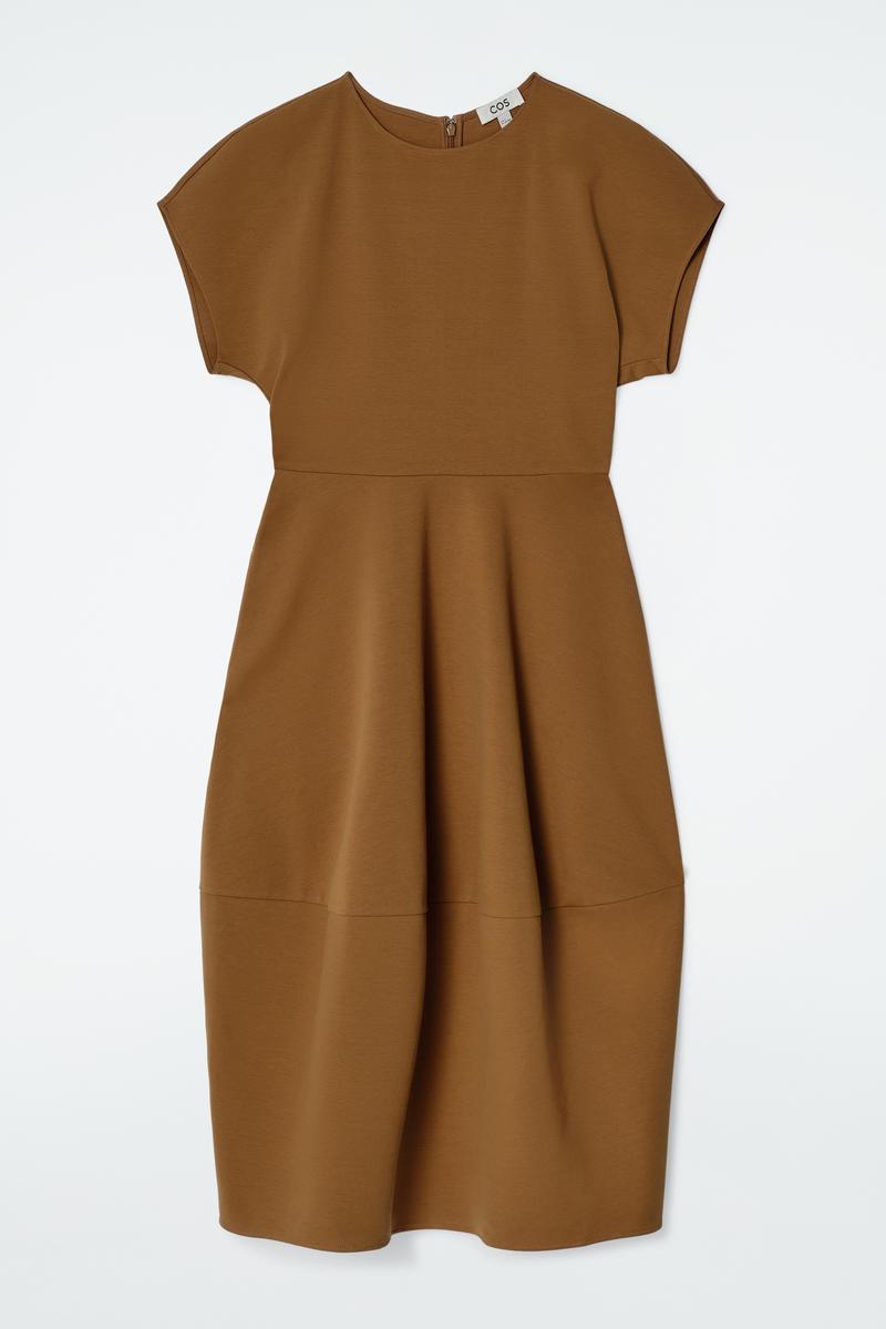 brown cos dress Shimmer Dress – SHOP ABOVO main image 1