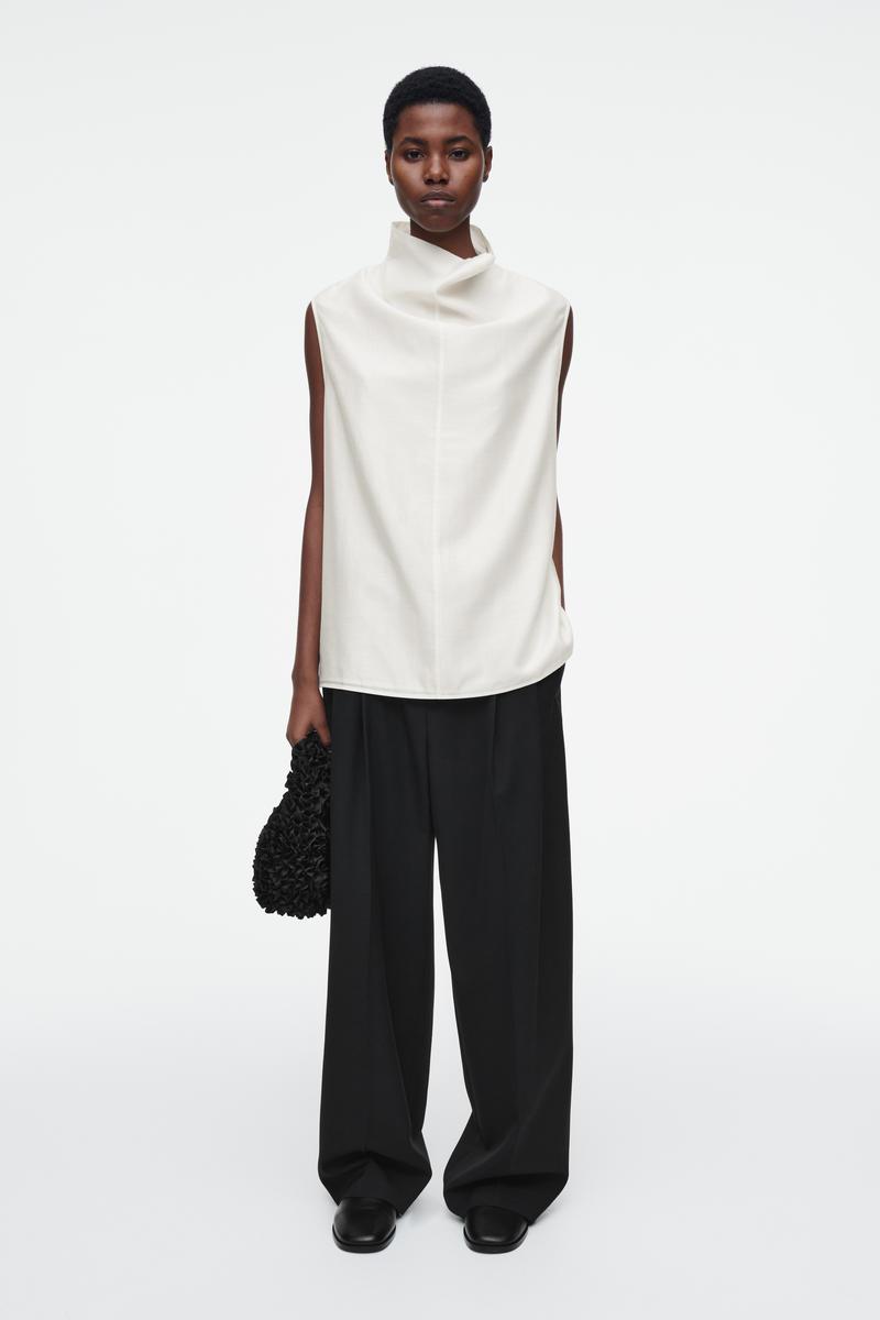 COS Micro Dahlia Bag in Black | Lyst