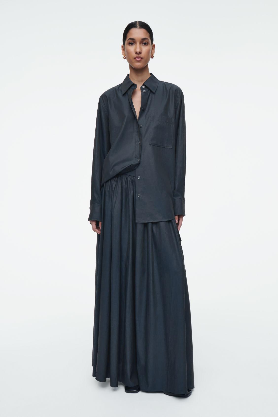 COS Utility A-line Maxi Skirt in Blue | Lyst