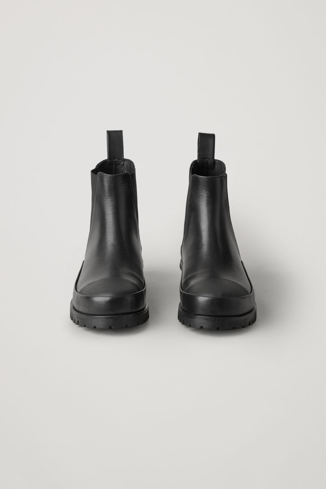 women's black steel toe boots