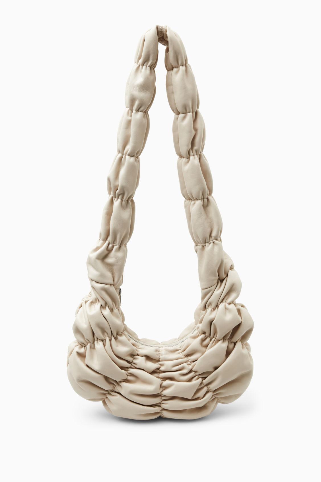 COS Ripple Crossbody - Leather in White | Lyst