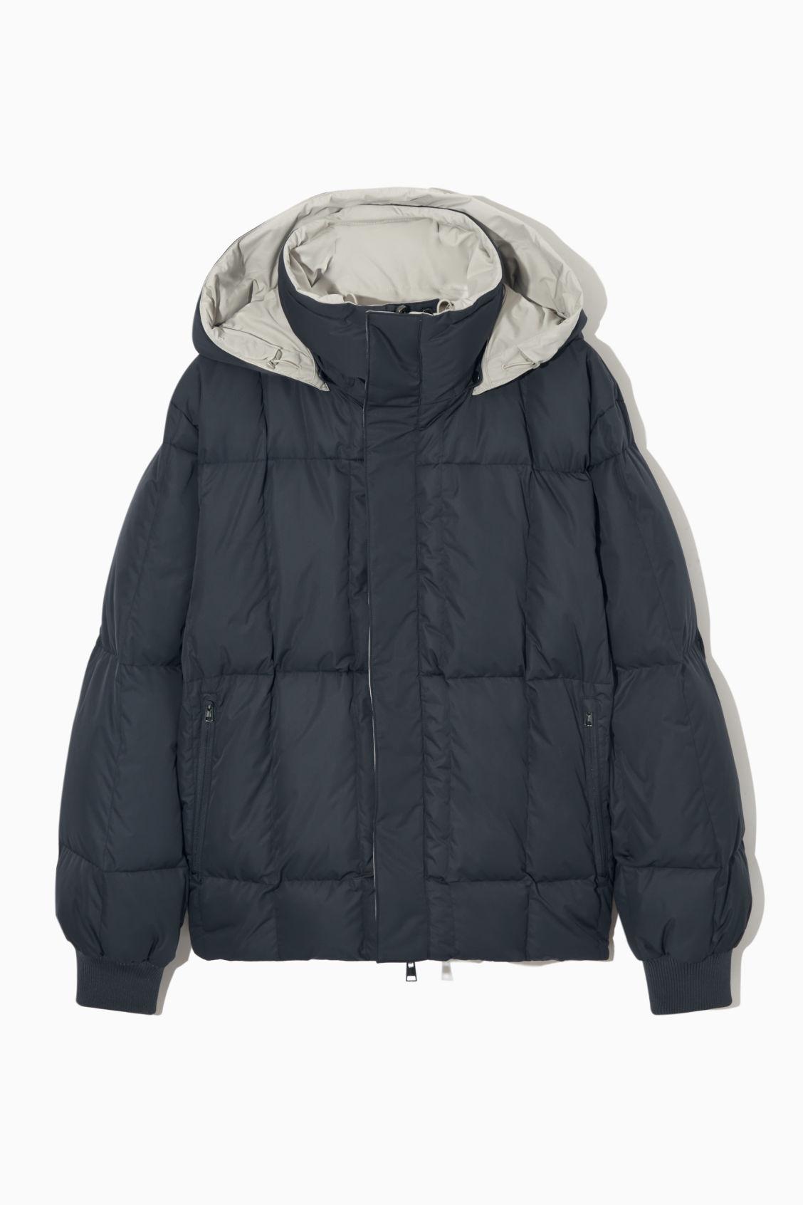 COS Reversible Hooded Puffer Jacket in Blue for Men | Lyst