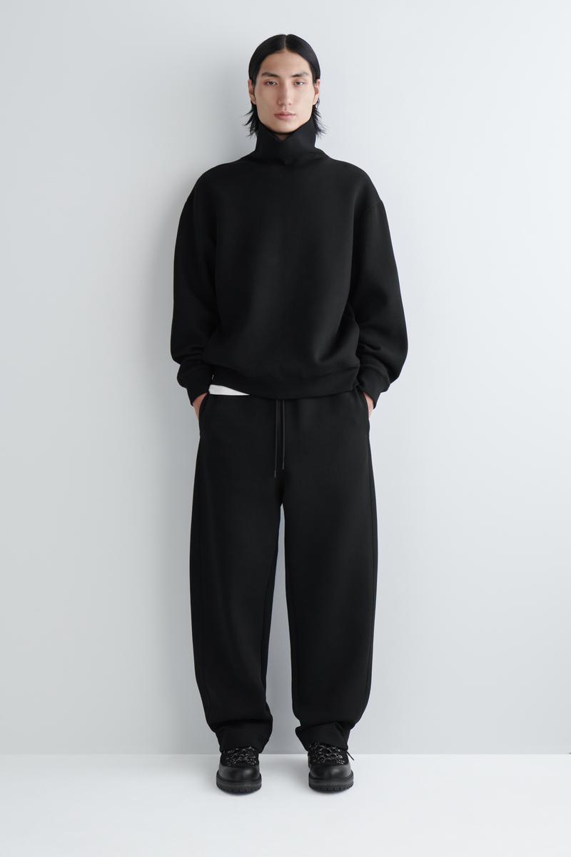 COS Scuba Mock-Neck Sweatshirt in Black for Men | Lyst UK