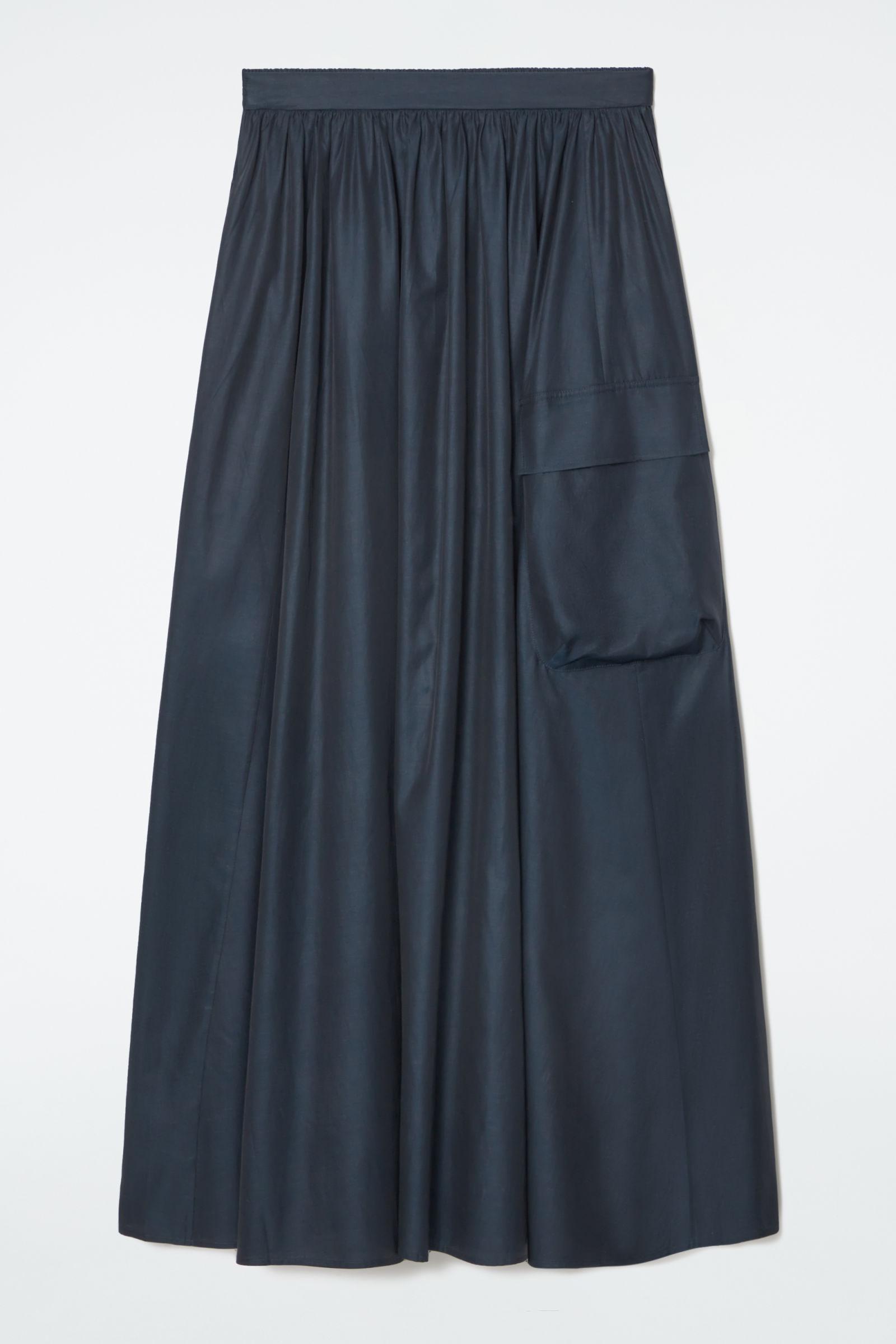 スカート COS UTILITY A-LINE MAXI SKIRT, Navy COS Utility A-line Maxi Skirt in Blue | Lyst UK