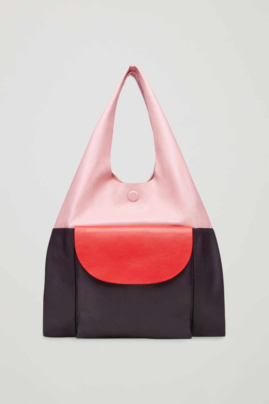 colour block tote