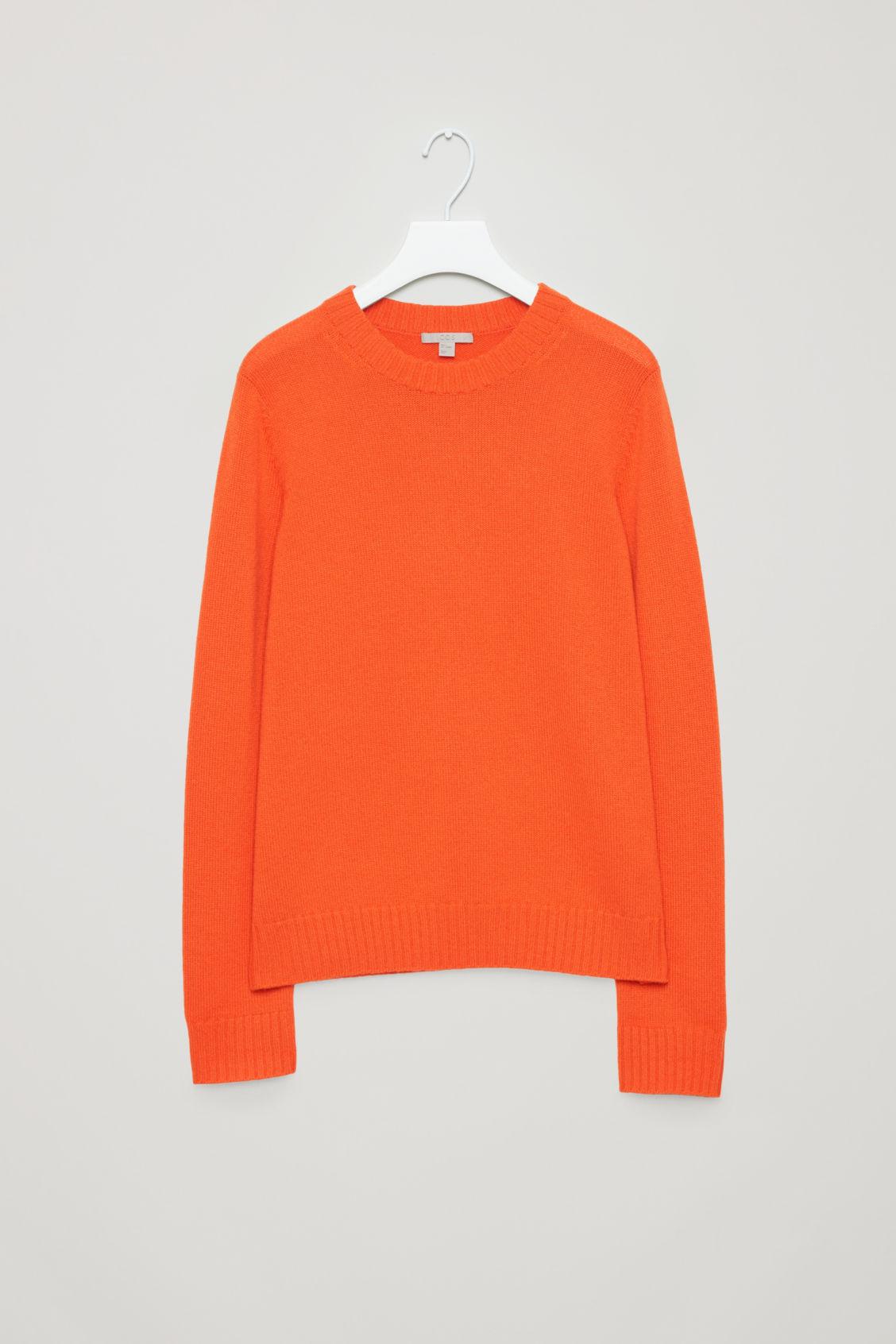 orange cashmere jumper