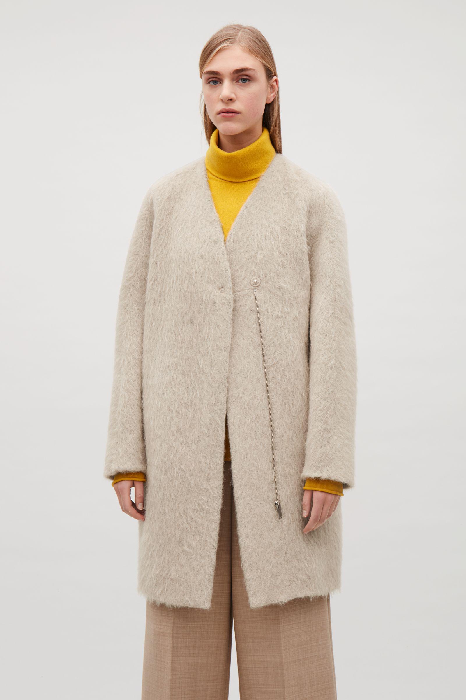 cos beige coat