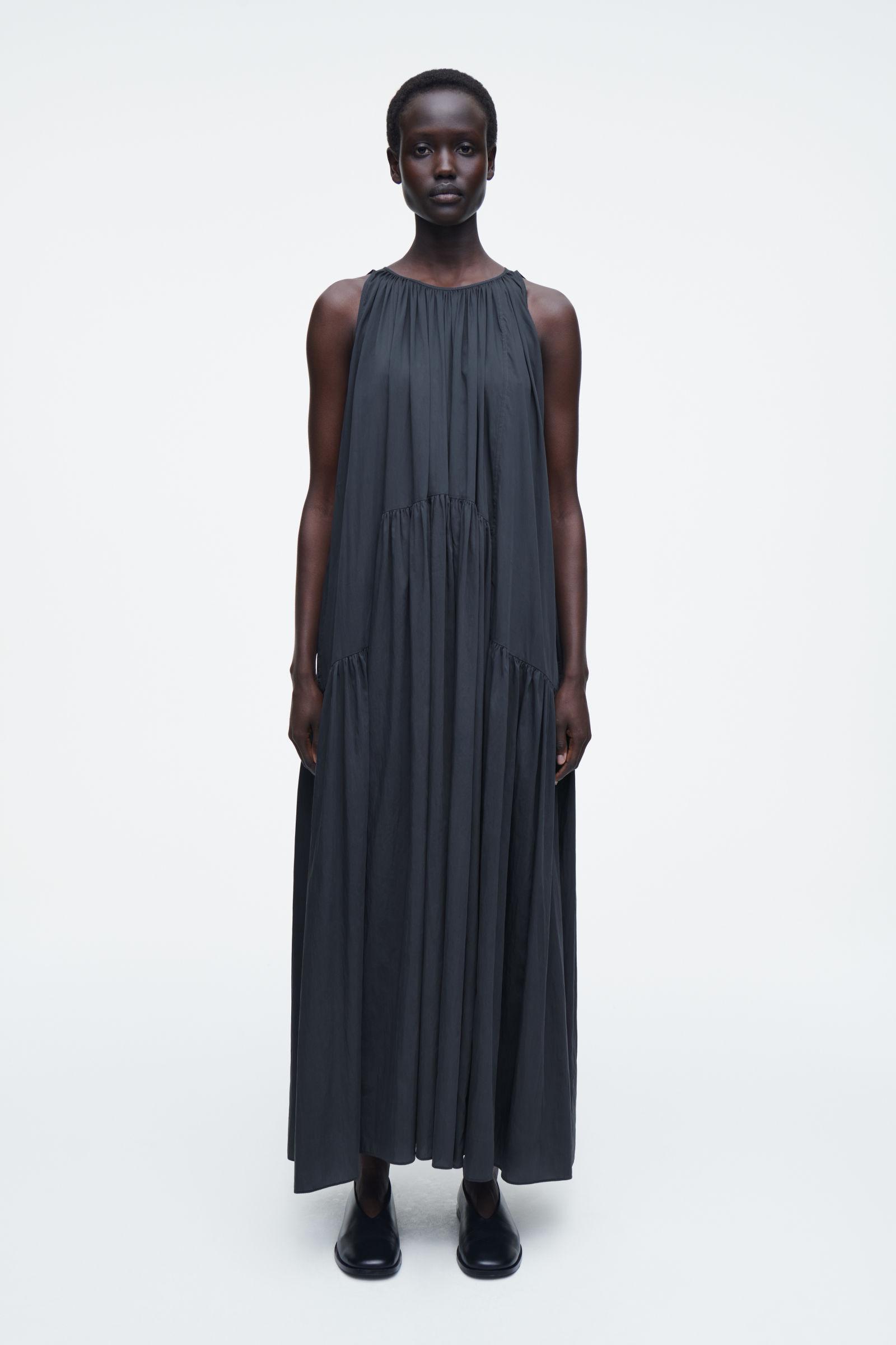 light grey peplum dress Peplum Detail Jacquard Long Strapless Gown  John Paul Ataker