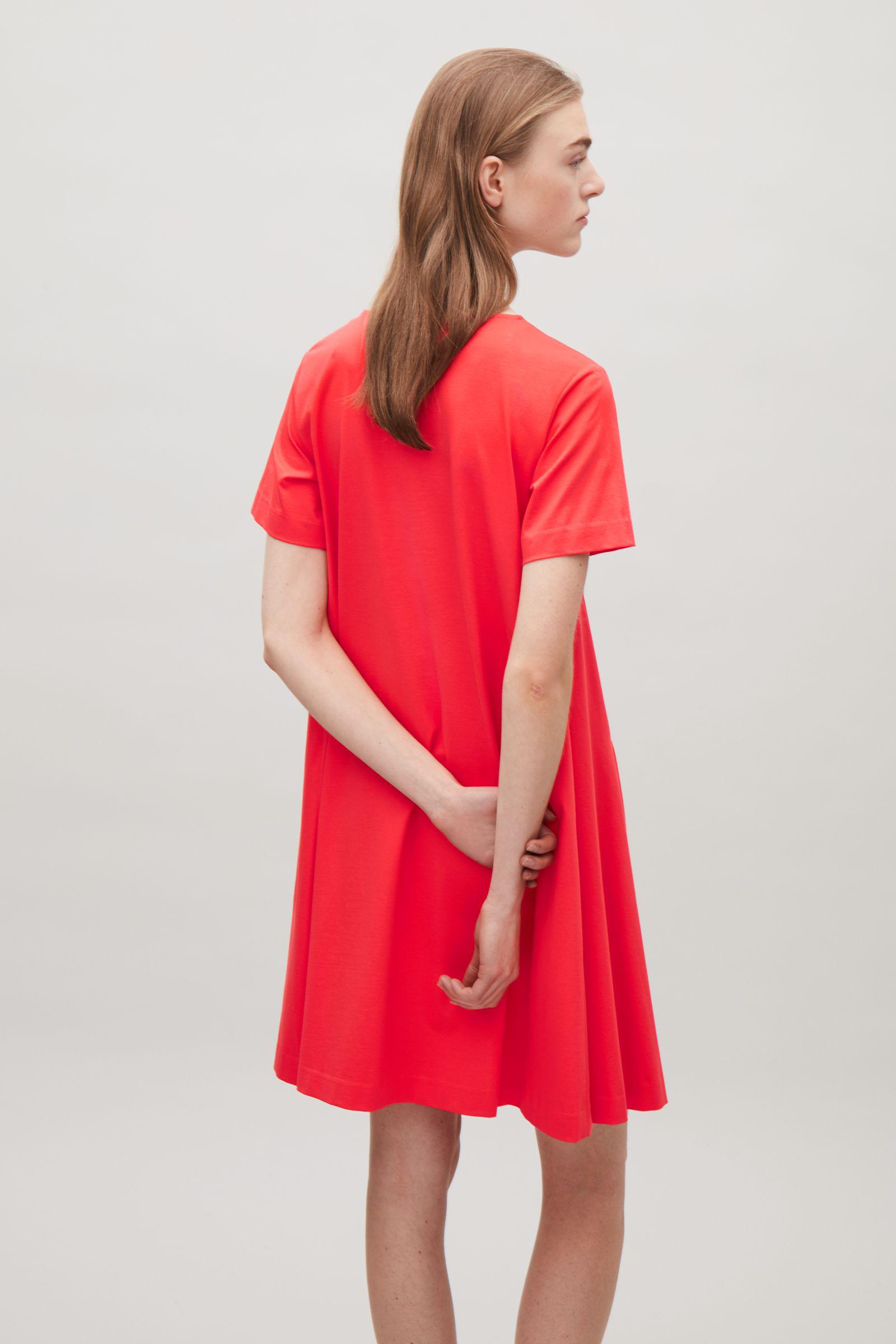 cos a line jersey dress