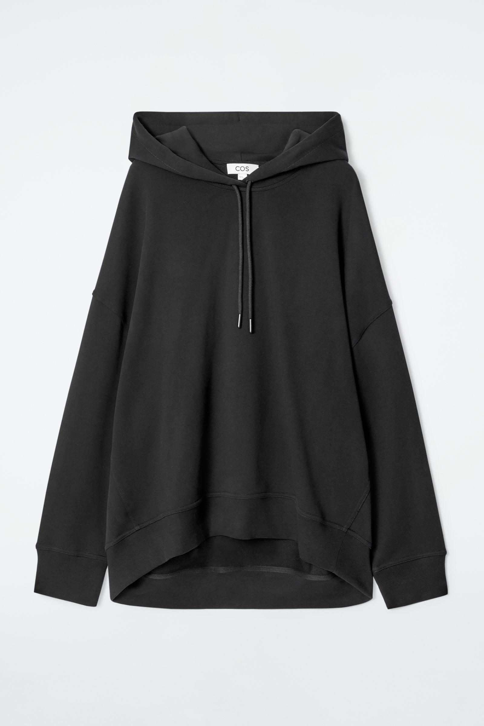 COS Relaxed Jersey Hoodie in Black Lyst UK - Main Image