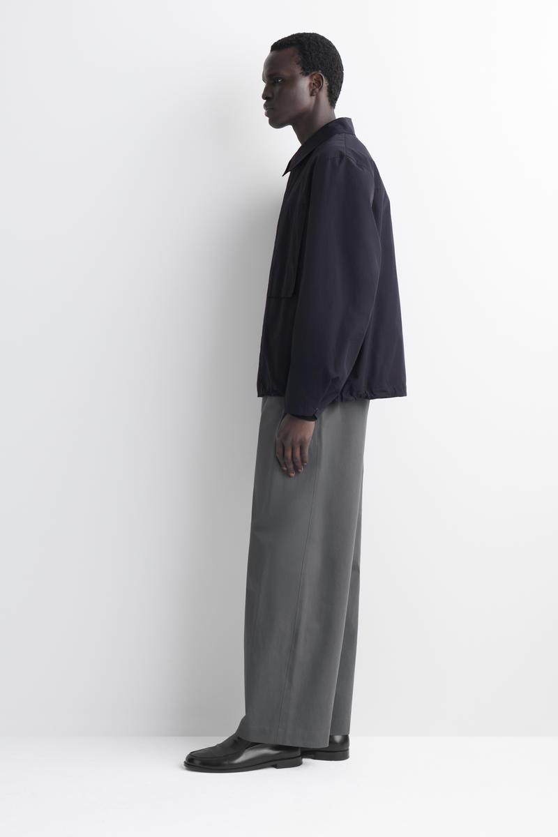 COS Packable-Hood Windbreaker Jacket in Blue for Men | Lyst