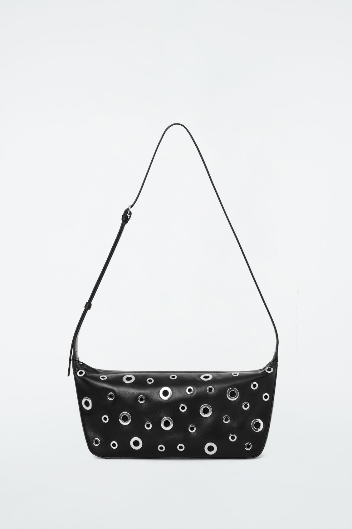 【PORTERNA】Curd Eyelet Shoulder Bag COS Valley Eyelet Shoulder Bag - Leather in White | Lyst