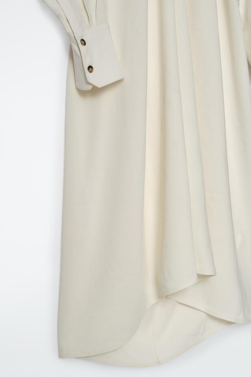 COS V-neck Linen Shirt Dress in White | Lyst COS V-neck Linen Shirt Dress in White | Lyst
