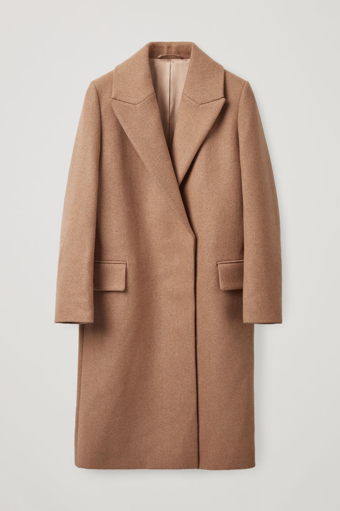beige wool coat