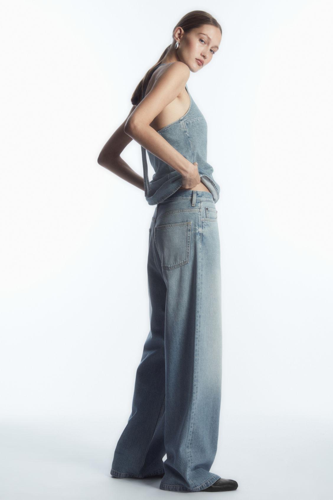 COS コス　VOLUME JEANS - WIDE デニムパンツ COS Volume Jeans - Wide in Blue | Lyst