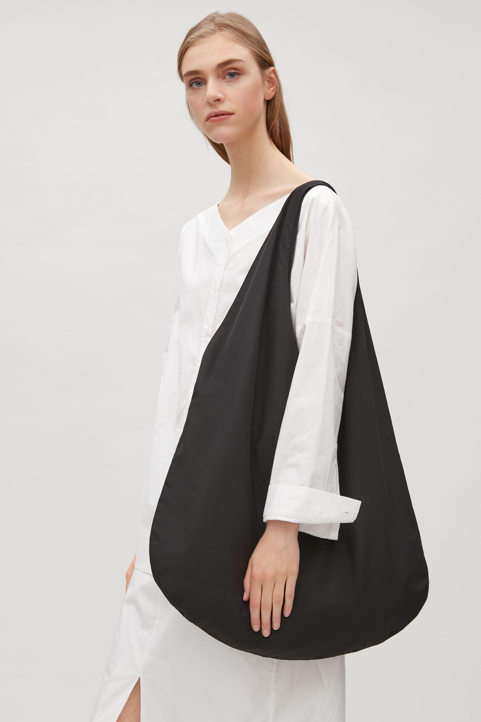 COS Soft Shopper Bag in Black | Lyst