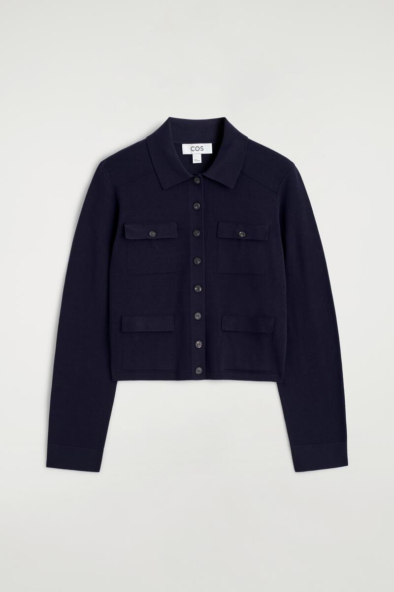 cos-Navy-Knitted-Cotton-