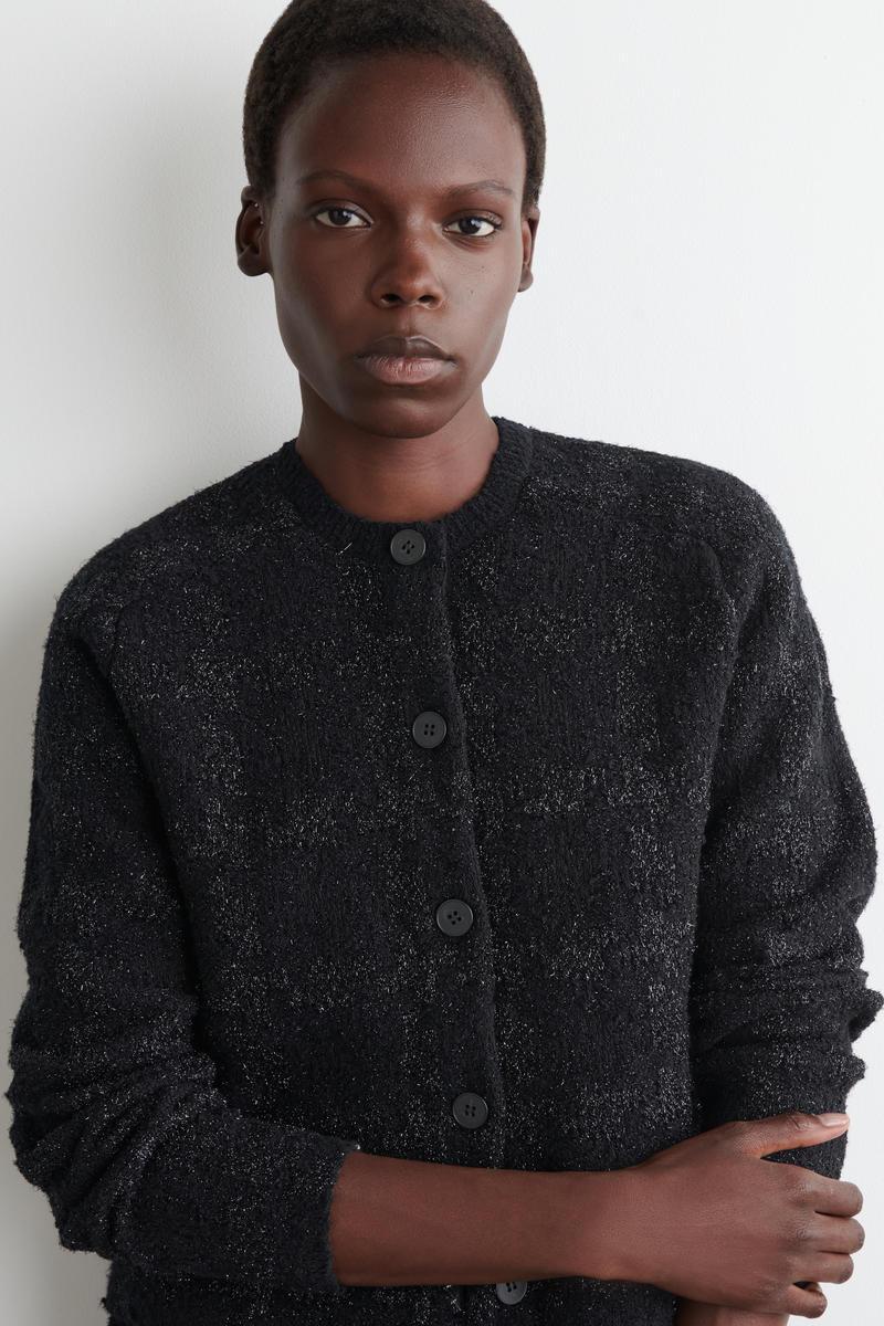COS Collared Wool-Bouclé Cardigan ライトブルー COS Collared Wool-Bouclé Cardigan ライトブルー - メルカリ