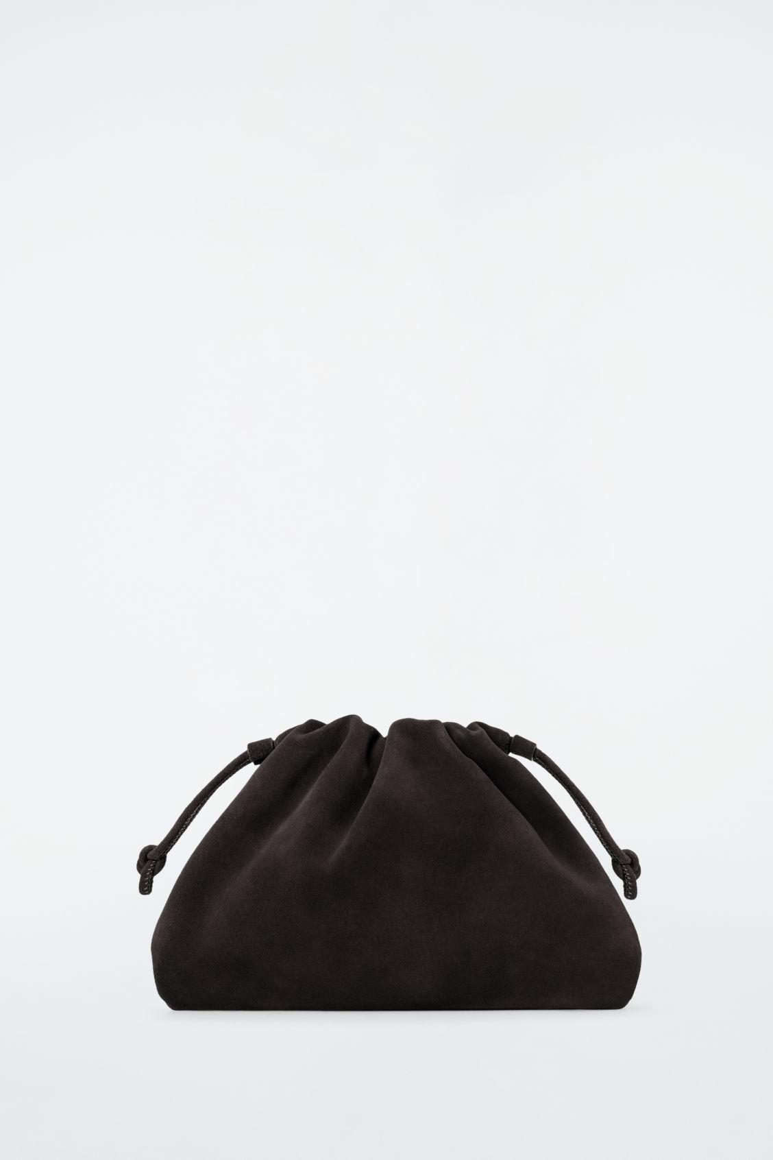 COS Cavatelli Mini Clutch Bag in Black | Lyst