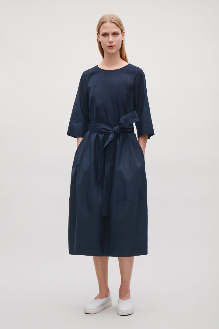 cos dress navy