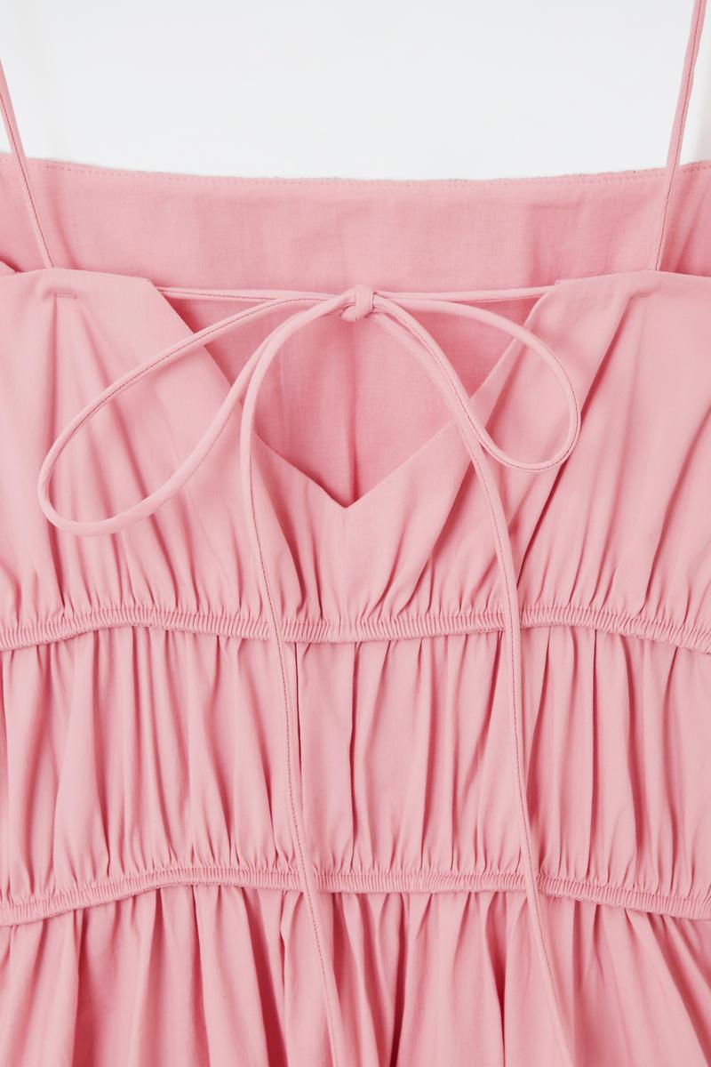 cos gathered midi dress pink I Get So Many Compliments on This COS Dress