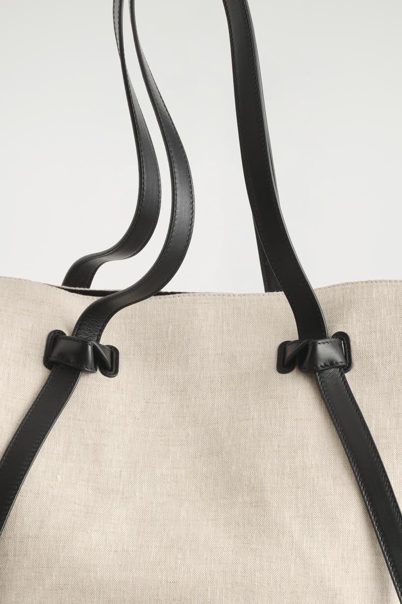 COS Pinch Tote Bag in Natural Lyst