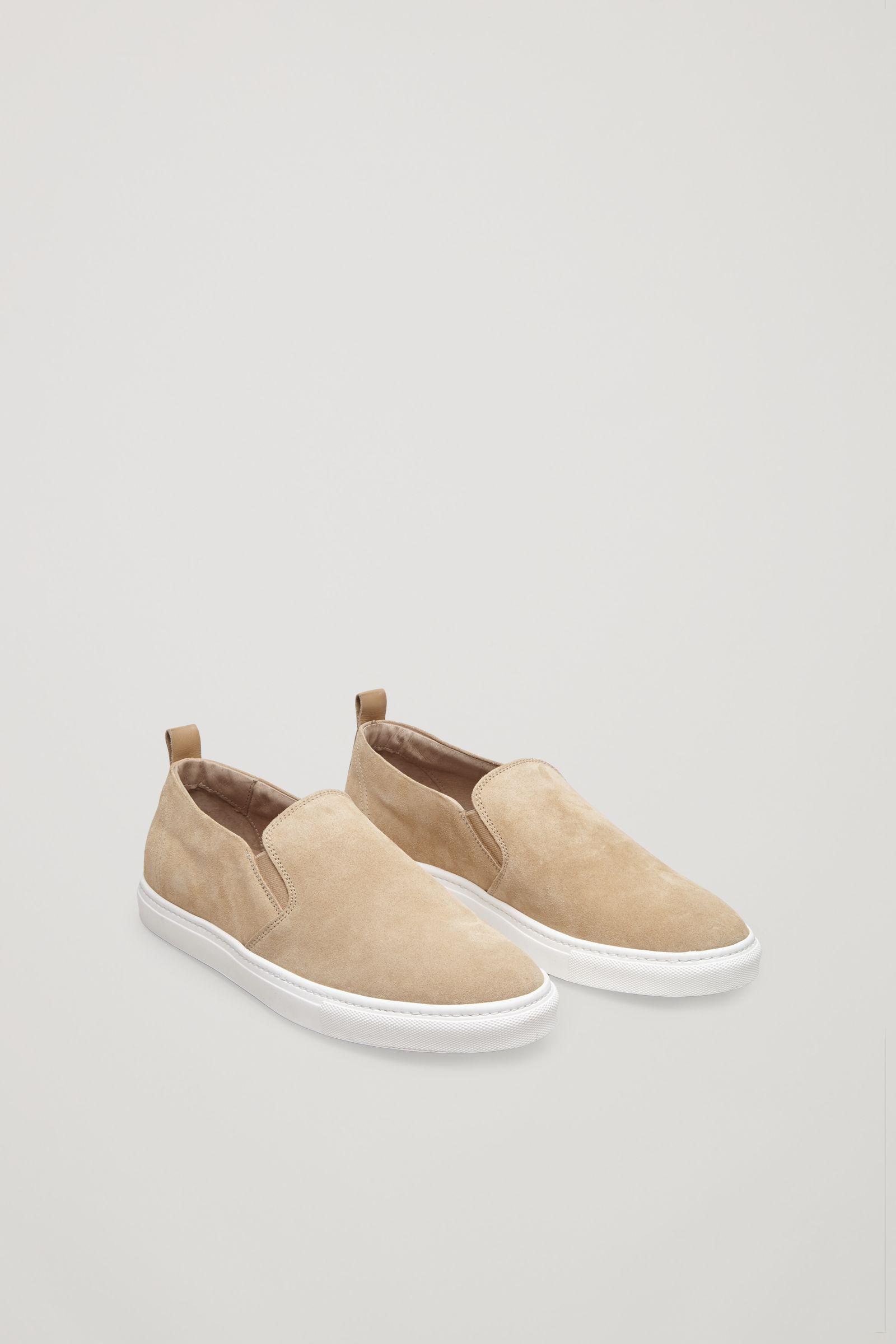 COS Suede Slip-on Sneakers in Natural for Men | Lyst