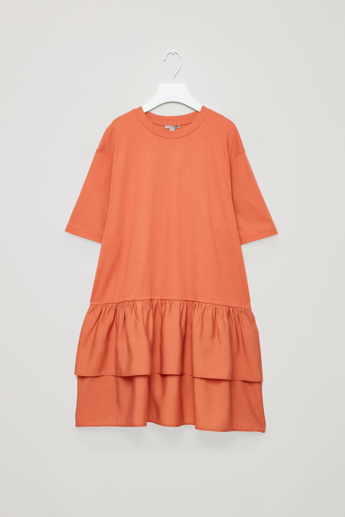 cos ruffle dress