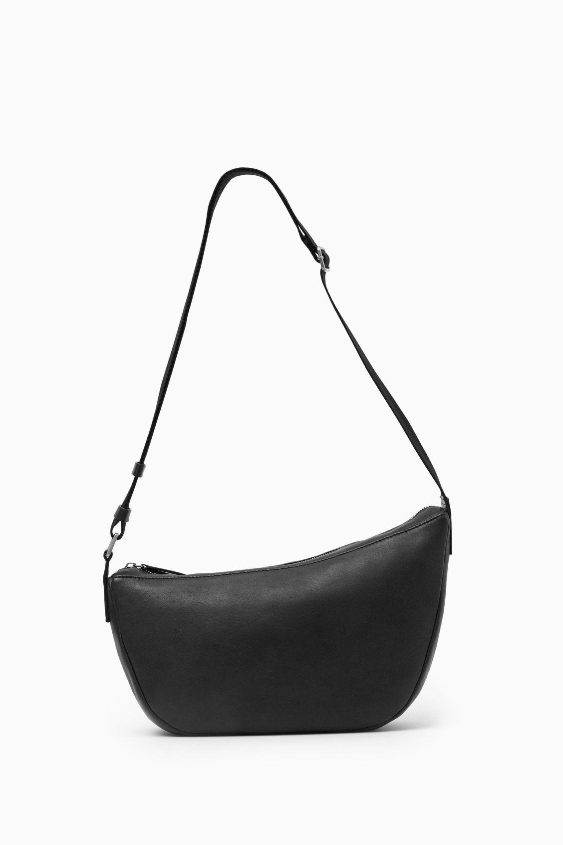 COS Crescent Crossbody Bag - Leather in Black for Men | Lyst