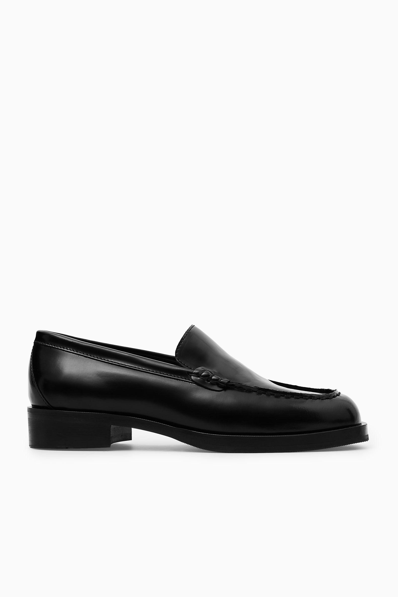 Cos leather deals loafers