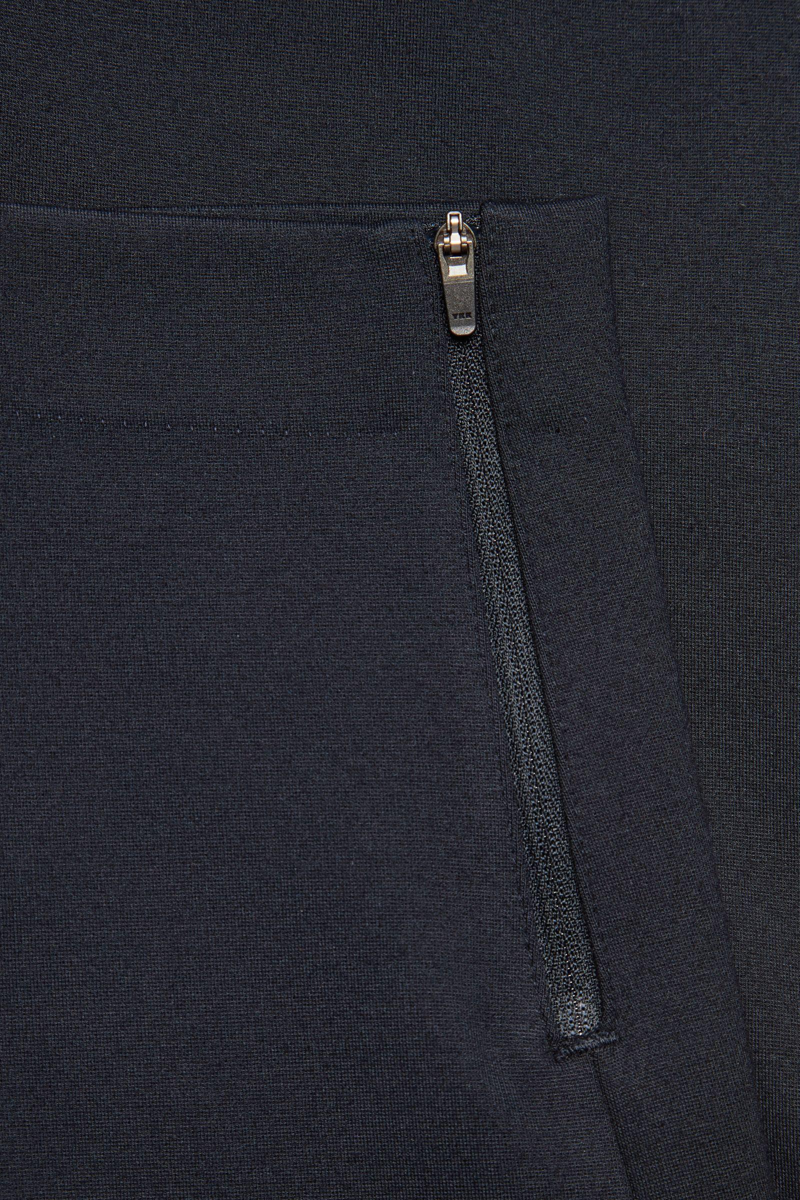 COS Cotton Zip-cuff Jersey Trousers in Blue for Men - Lyst