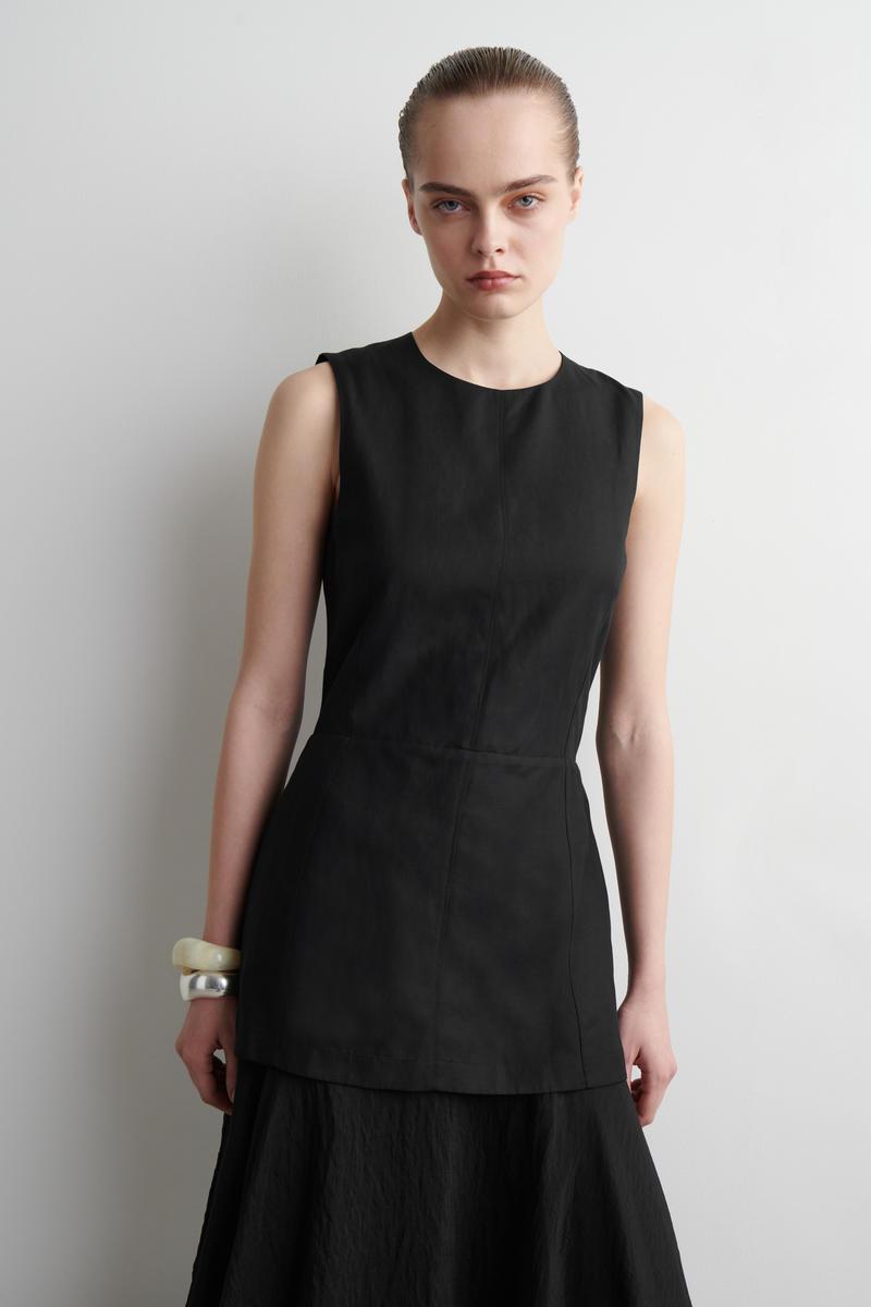 chinese dress ladies Joely Bandeau Midaxi Dress in Black